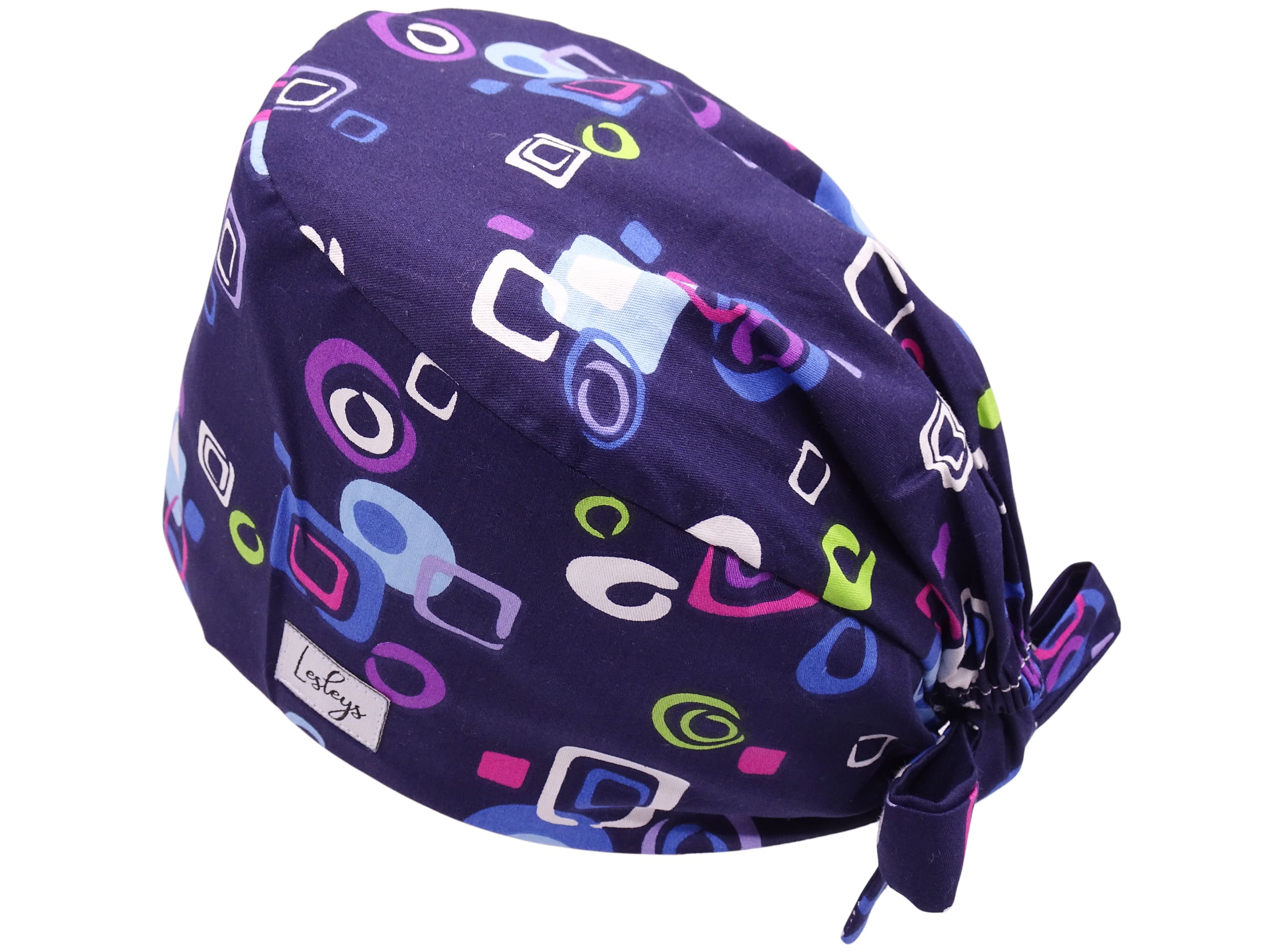 Bandana Stoff OP-Haube Retrochic für kurze Haare aus Baumwolle - Lesleys