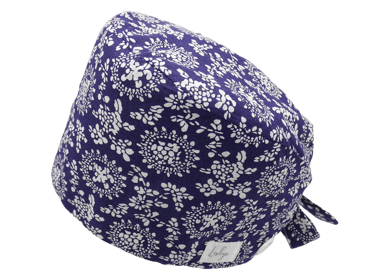 Bandana Stoff OP-Haube Ornamente für kurze Haare aus Baumwolle - Lesleys