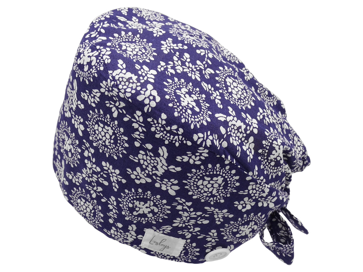 Bandana Stoff OP-Haube Ornamente für kurze Haare aus Baumwolle - Lesleys