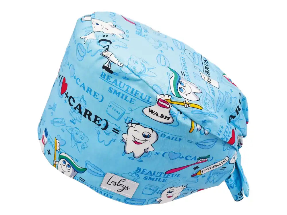 Bandana Stoff OP-Haube Beautiful Smile für kurze Haare aus Baumwolle - Lesleys
