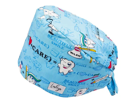 Bandana Stoff OP-Haube Beautiful Smile für kurze Haare aus Baumwolle - Lesleys