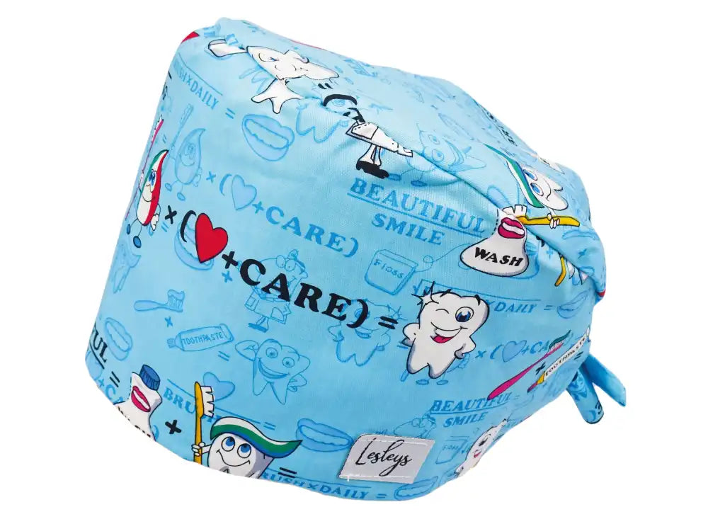 Bandana Stoff OP-Haube Beautiful Smile für kurze Haare aus Baumwolle - Lesleys