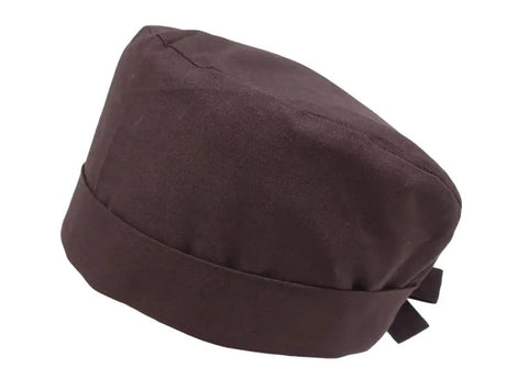 Lesleys OP-Haube für lange Haare Pietersitbraun - Stoff OP-Haube aus 100% Baumwolle