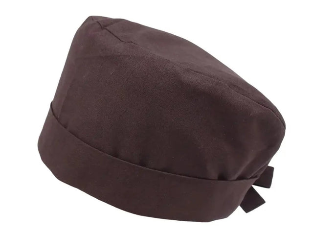 Lesleys OP-Haube für lange Haare Pietersitbraun - Stoff OP-Haube aus 100% Baumwolle