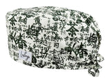 Stoff OP Haube aus Baumwolle Japanisch. Bunte OP Mütze für Damen und Herren