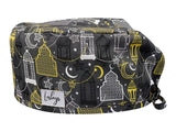 Stoff OP Haube aus Baumwolle Kursi. Bunte OP Muetze fuer Damen und Herren