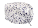 Stoff OP Haube aus Baumwolle Dents. Bunte OP Muetze fuer Damen und Herren