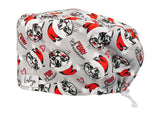 Stoff OP Haube aus Baumwolle Christmas Cats. Bunte OP Muetze fuer Damen und Herren