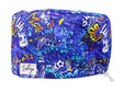 Stoff OP Haube aus Baumwolle Graffiti Urban. Bunte OP Muetze fuer Damen und Herren
