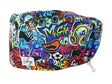 Stoff OP Haube aus Baumwolle Graffiti. Bunte OP Muetze fuer Damen und Herren