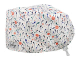 Stoff OP Haube aus Baumwolle Samenzellen. Bunte OP Muetze fuer Damen und Herren