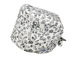 Stoff OP Haube aus Baumwolle Medical. Bunte OP Muetze fuer Damen und Herren