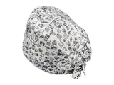 Stoff OP Haube aus Baumwolle Medical. Bunte OP Muetze fuer Damen und Herren
