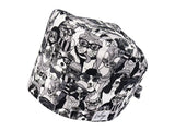 Stoff OP Haube aus Baumwolle Elegant Pets. Bunte OP Muetze fuer Damen und Herren