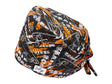 Stoff OP Haube aus Baumwolle skateboard. Bunte OP Muetze fuer Damen und Herren