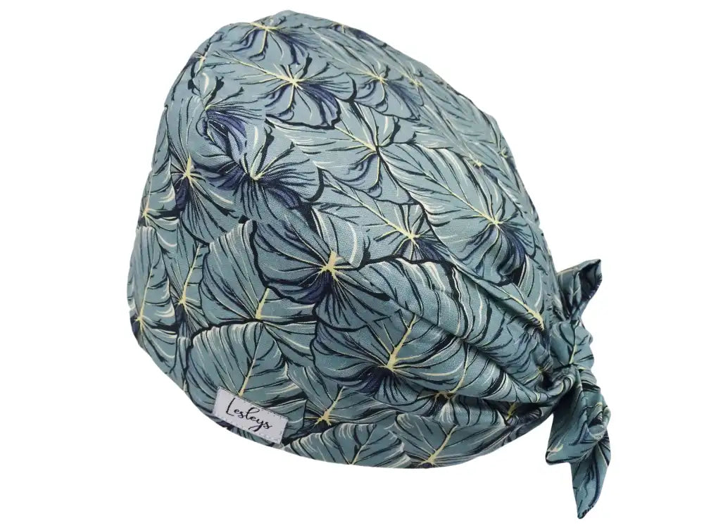 Bandana Stoff OP-Haube Palmenwald für kurze Haare aus Baumwolle - Lesleys