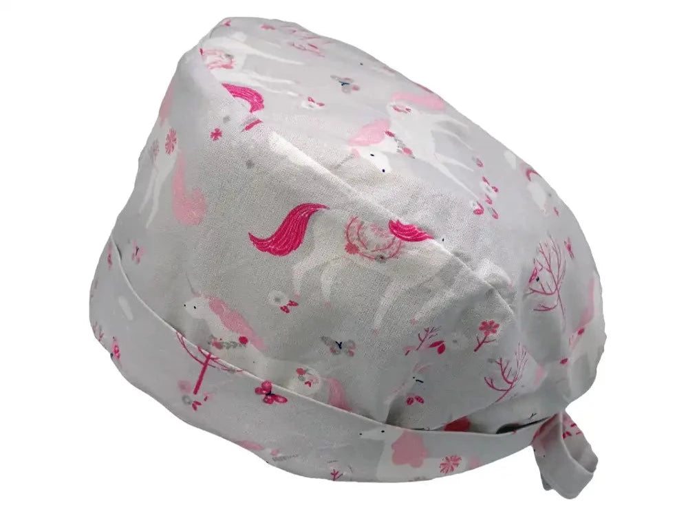 Lesleys OP-Haube für lange Haare Pegasus - Stoff OP-Haube aus 100% Baumwolle