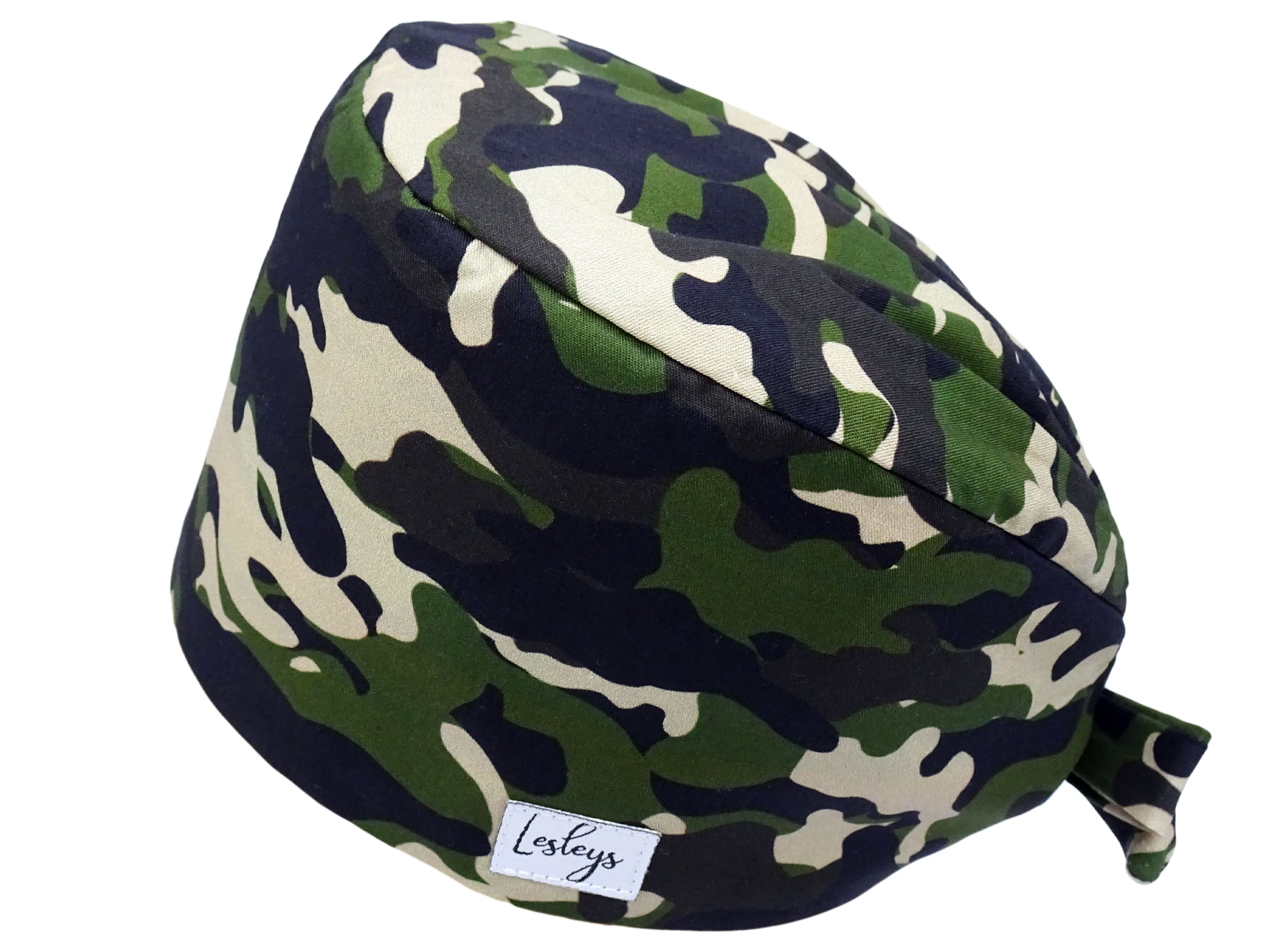 Bandana Stoff OP-Haube Waldcamo für kurze Haare aus Baumwolle - Lesleys