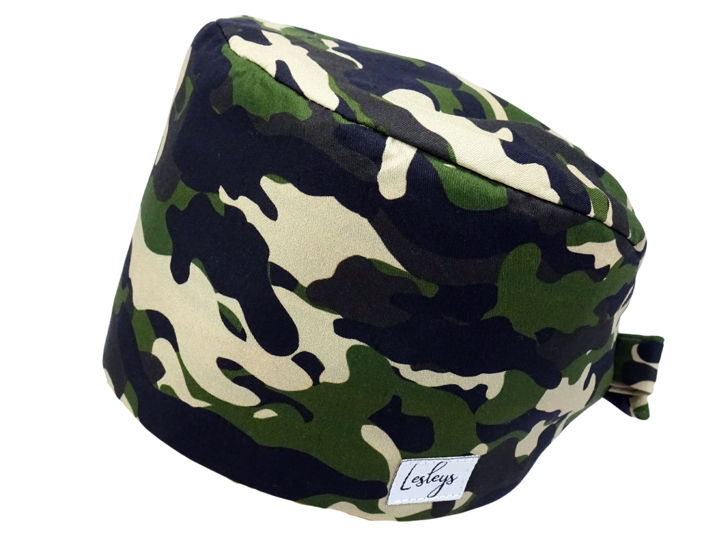 Bandana Stoff OP-Haube Waldcamo für kurze Haare aus Baumwolle - Lesleys