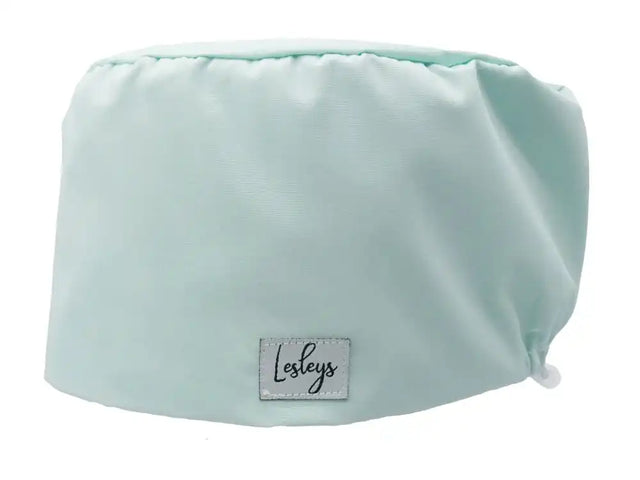 Lesleys OP-Haube für lange Haare Einfarbig - Stoff OP-Haube aus 100% Baumwolle