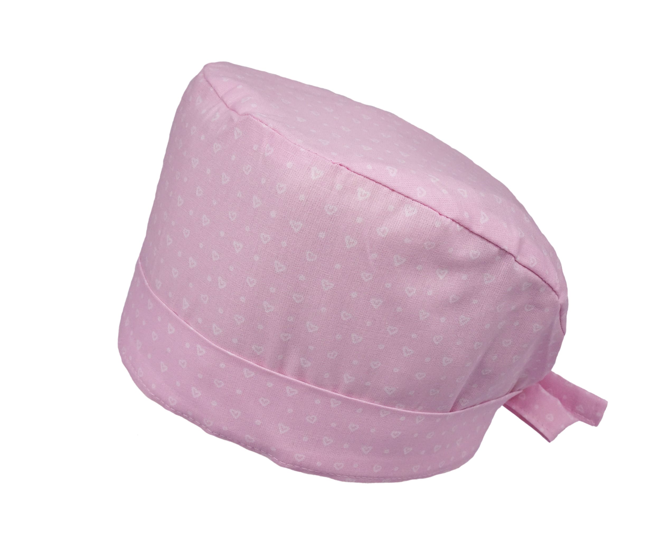 Lesleys OP-Haube für lange Haare Little Heart - Stoff OP-Haube aus 100% Baumwolle