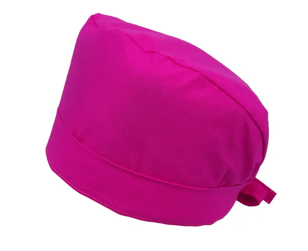Lesleys OP-Haube für lange Haare Tumalinpink - Stoff OP-Haube aus 100% Baumwolle