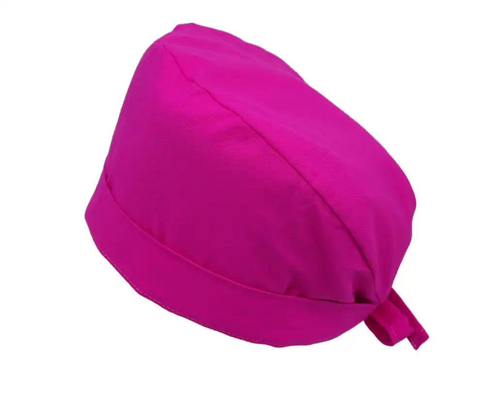 Lesleys OP-Haube für lange Haare Tumalinpink - Stoff OP-Haube aus 100% Baumwolle