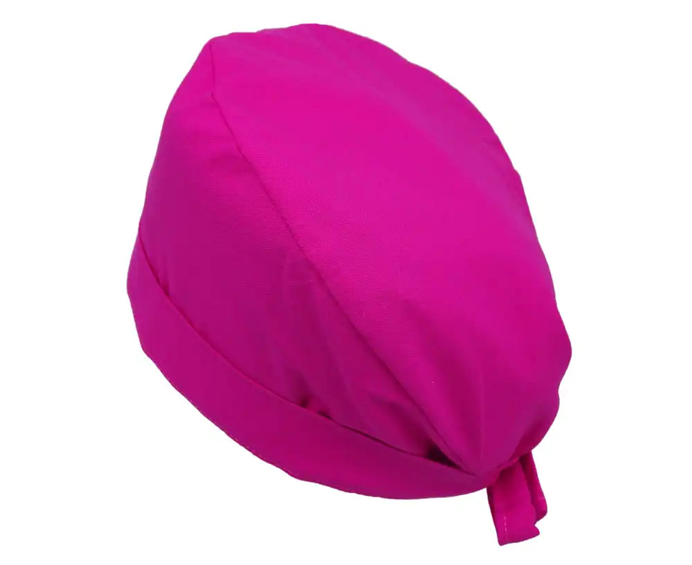 Lesleys OP-Haube für lange Haare Tumalinpink - Stoff OP-Haube aus 100% Baumwolle