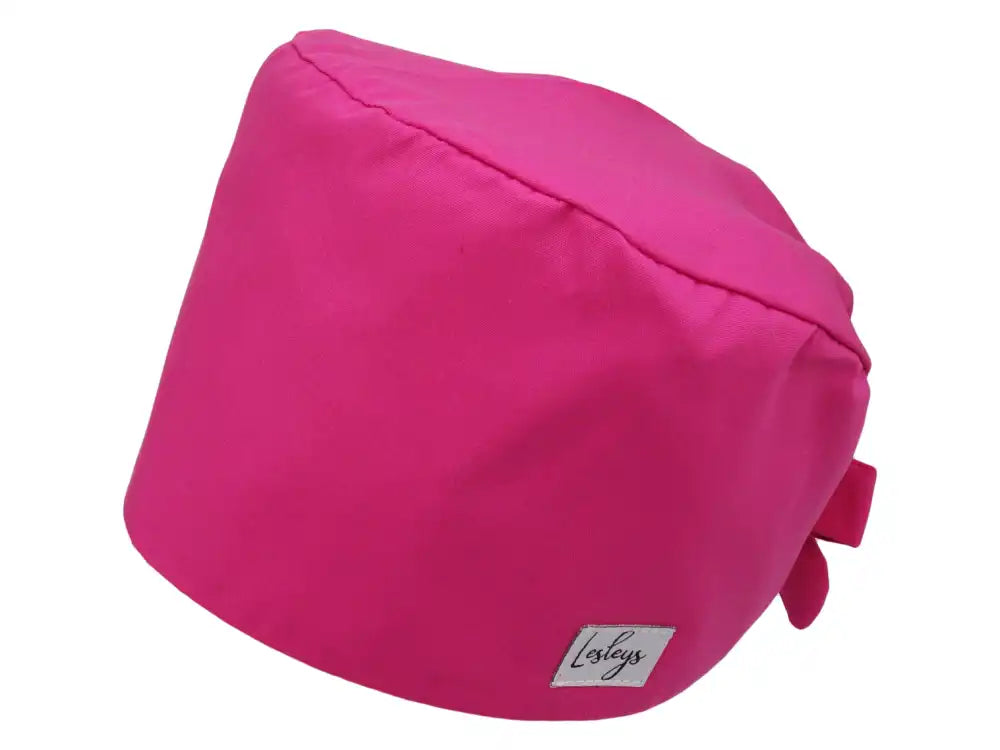 Bandana Stoff OP-Haube Tumalinpink für kurze Haare aus Baumwolle - Lesleys