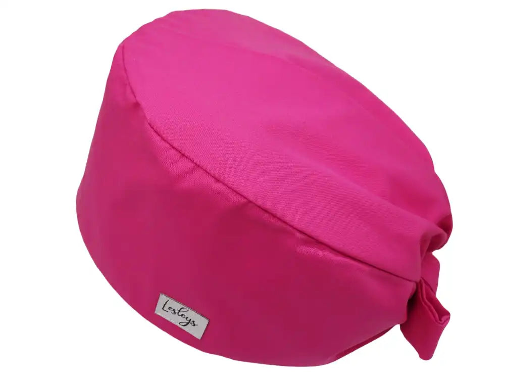 Bandana Stoff OP-Haube Tumalinpink für kurze Haare aus Baumwolle - Lesleys