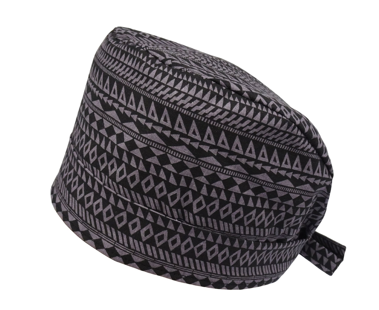 Lesleys OP-Haube für lange Haare Machu Picchu - Stoff OP-Haube aus 100% Baumwolle