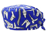 Stoff OP-Haube Ortho aus Baumwolle - Kurze Haare