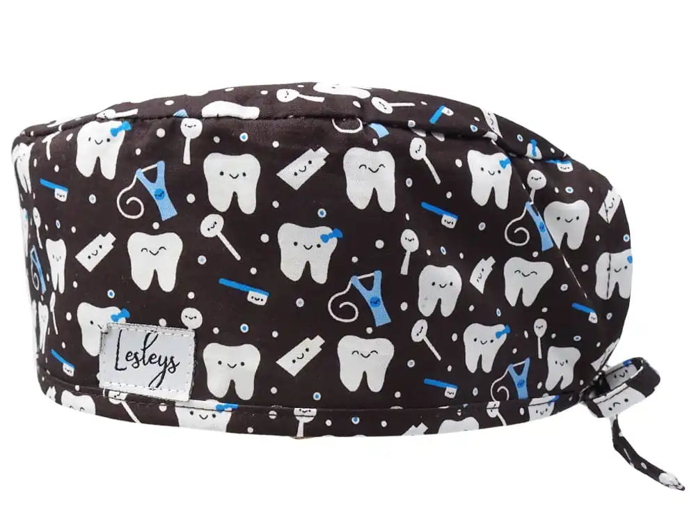 Stoff OP-Haube Zahnpflege aus Baumwolle - Kurze Haare