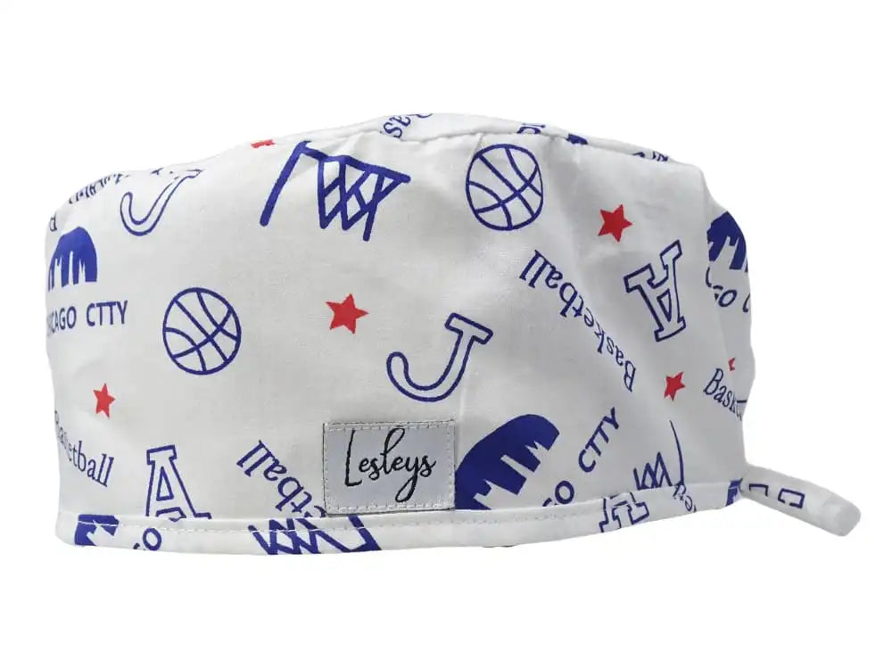 Stoff OP-Haube Chicago aus Baumwolle - Kurze Haare