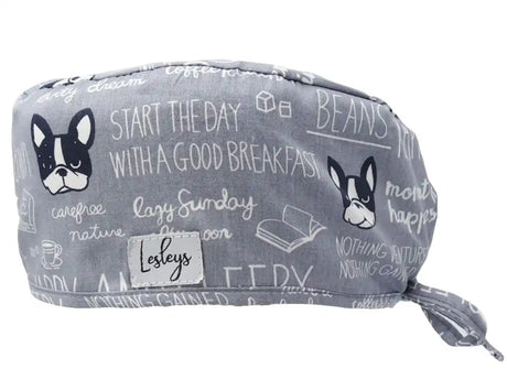 Stoff OP-Haube Happy and Sleepy aus Baumwolle - Kurze Haare
