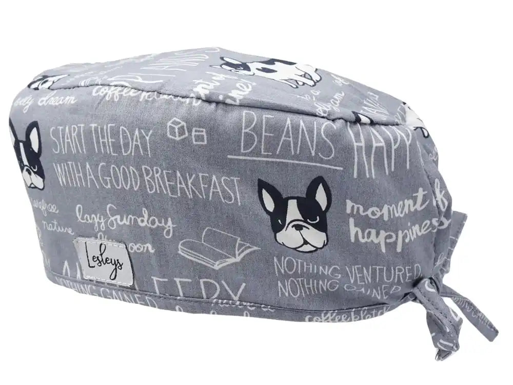 Stoff OP-Haube Happy and Sleepy aus Baumwolle - Kurze Haare
