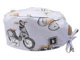 Stoff OP-Haube Retro Toys aus Baumwolle - Kurze Haare