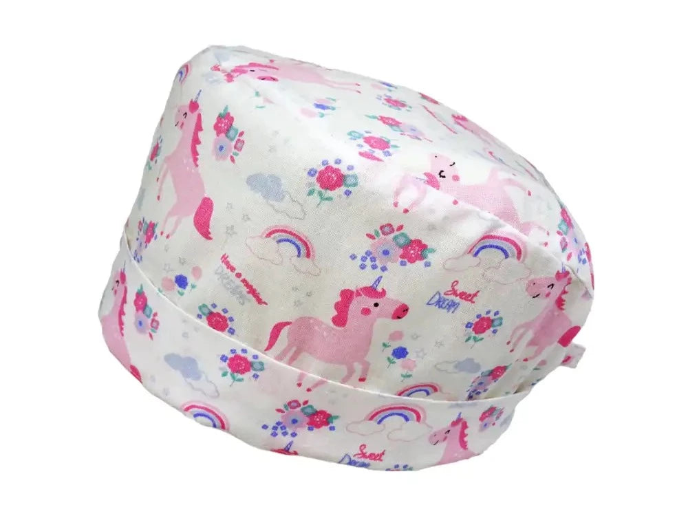 Lesleys OP-Haube für lange Haare Sweet Dream - Stoff OP-Haube aus 100% Baumwolle