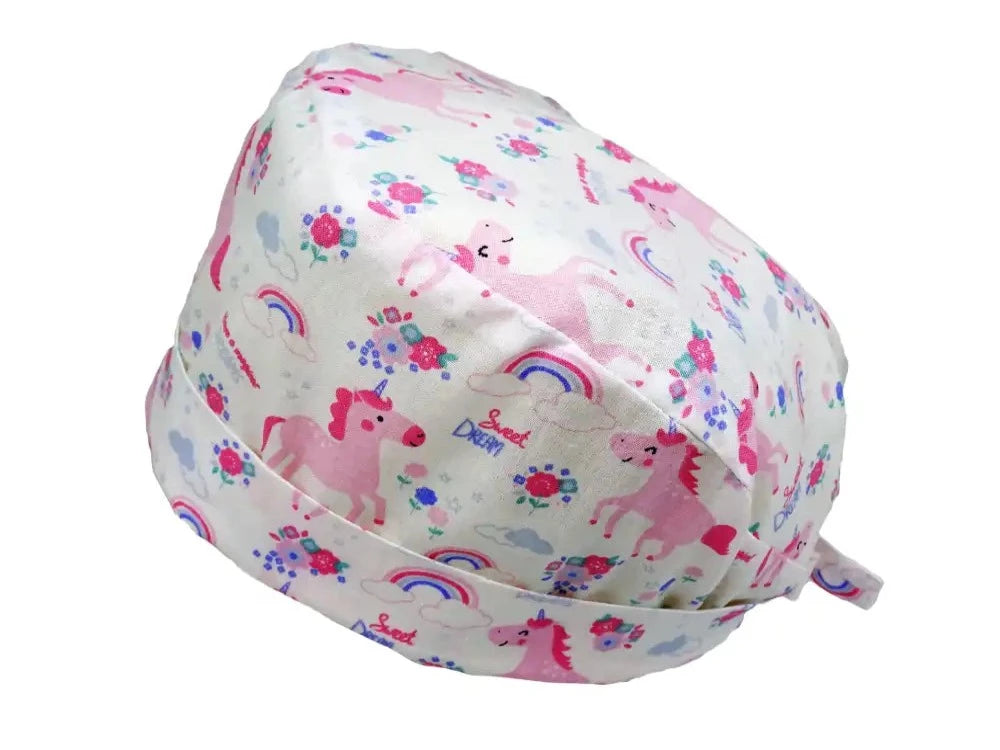 Lesleys OP-Haube für lange Haare Sweet Dream - Stoff OP-Haube aus 100% Baumwolle
